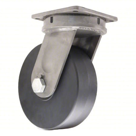 Hamilton Plate Caster, Swivel, Nylon, 15 5/8"H S-ZFMD-124NYB