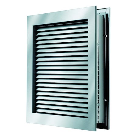 National Guard Door Louver L-700-RX-316SS-24x12