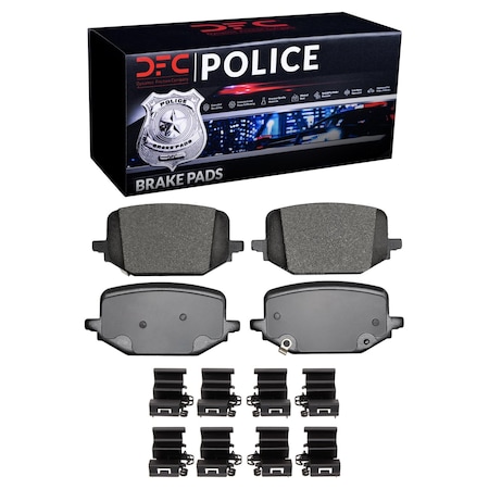 Dfc Police Pads, Disc Brake Pad Set,  1911-2231-01