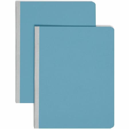 Smead SIDE OPENING PRESS GUARD REPORT COVER, PRONG FASTENER, LETTER, BLUE 81052