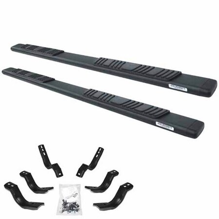 Repl. For Ford Bronco With 4 Doors Year 2023 Black Steel Extreme Low Profile Sidestep Kit 71 I