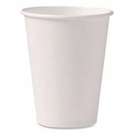Solo Paper Hot Cups, 12 oz, White, 50PK 412WN-2050