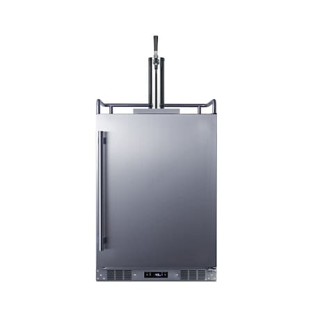 Summit 24in Wide Built-In Outdoor Beer Kegerator SBC683OS