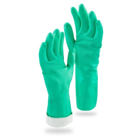 Libman Commercial HeavyDuty Reusable Nitrile Gloves, M 1318