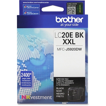 Brother Super High Yield Black Ink Cartridge LC20EBK
