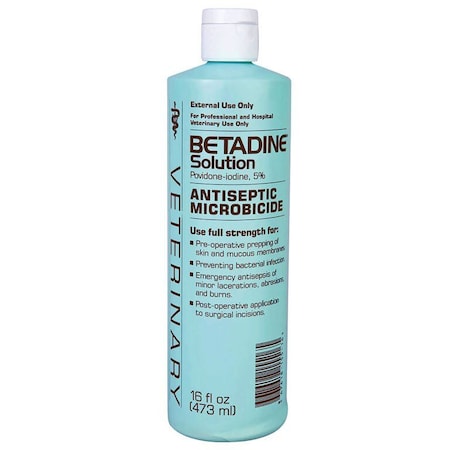 Betadine Solution, 16 oz BVSO16