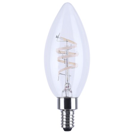 Satco 4W B11 LED Reminiscent Flex Gray Coil Filament E12 3000K 120V S11533