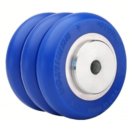 Hamilton Caster Wheel, 4"dia, 1,000 lb, Blue W-430-SWC85-3/4