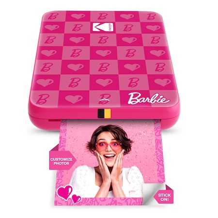 Kodak Barbie x Step Slim Wireless Instant Portable Photo Printer, 2x3 in. RODMPSB10