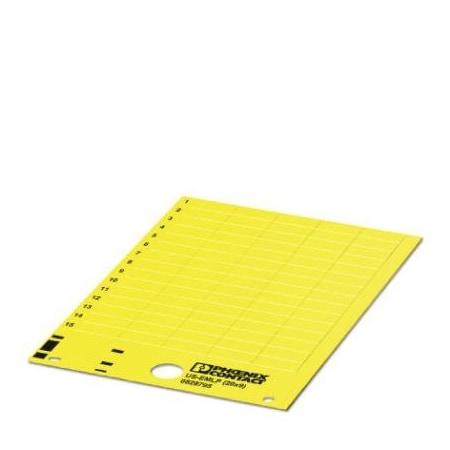 Phoenix Contact US-EMLP 20X9 YE Plastic label Card 0828883