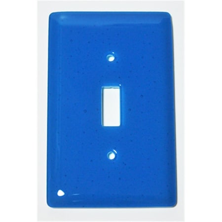 Aquila Art Glass Turquoise Blue 1 Gang Switch WP1027-1GS