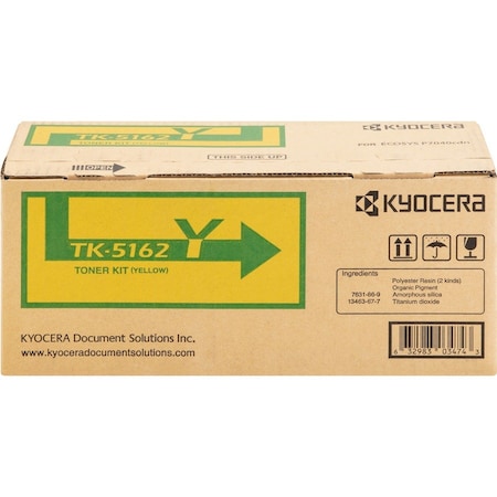 Kyocera Yellow Toner Cartridge 12K YLD 1T02NTAUS0 TK5162Y