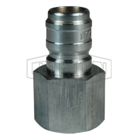 Dixon Straight Through Interchange Quick Connect Plug, 1-1/2-11-1/2 Nominal, FNPT, Steel, Domestic E12F12