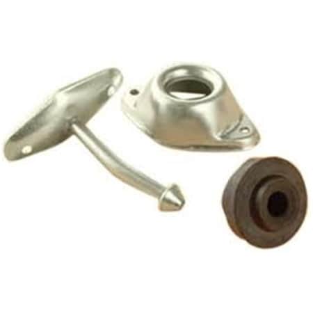 Overtime 3 in. Angled Entry Door Holder - Metal Plunger OV2143990
