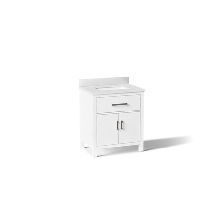 Kohler Kresla 30" bathroom vanity cabinet with sink and quartz top 40638-BD1-0
