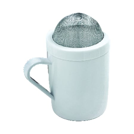 Norpro White Stainless Steel Flour and Sugar Shaker 8 oz 199