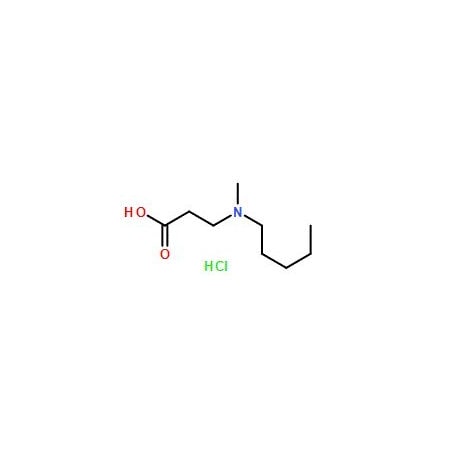 Ak Scientific 3-(N-Methylpentylamino)propionic acid HCl (25g), CAS 625120-81-2 Q872-25g