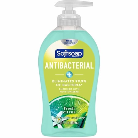 Softsoap Liquid Personal Soaps, Fresh Citrus, Pump Bottle, 6 PK US03563A