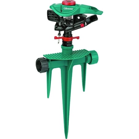 Gilmour FISKARS Impulse Sprinkler, 5800 sqft, PolymerStainless Steel 822003-1001