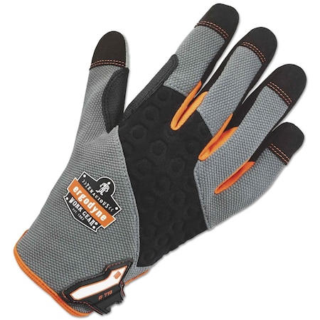 Ergodyne ProFlex 710 Heavy-Duty Utility Gloves, Medium, Gray, 1 Pair 17043