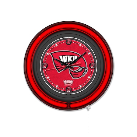 Holland Bar Stool Western Kentucky University 15 Double Neon Wall Clock Clk15BK