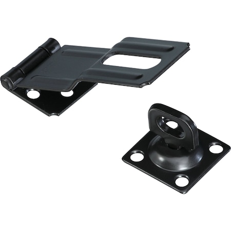 National Hardware 4-1/2'' Black Swivel Safety Hasp N305-987