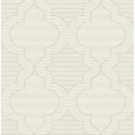 A-Street Prints Ernest Taupe Quilted Quatrefoil Wallpaper 4135-27291
