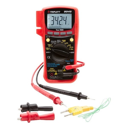 Triplett DigitalMultimeter, 10A, 750VAC/1000VDC 9045-NIST