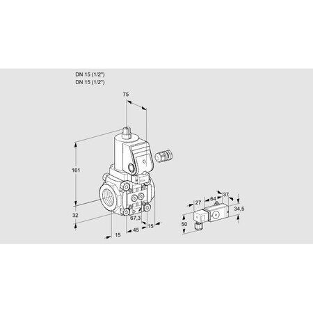 Honeywell Kromschroder VAS115R/NWSR KS88028150