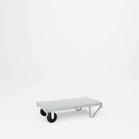 Pucel Semi-Live Platform Truck, 48 in W x 24 in D x 12 in H, Black SLPT-2448