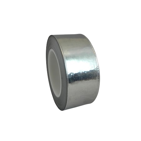 Wod Tape GCAFT87 Aluminum Foil Glass Cloth Tape Withstands Open Flame: 1 x 36 yds, 48PK WOD GCAFT87-01000-48-36-SIL