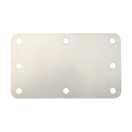 Brady Blank Tags, Stainless Steel, 2 3/16 in H x 3 11/16 in W, Not Applicable Dia., Silver, Rectangle TAG-UTIL-SS22