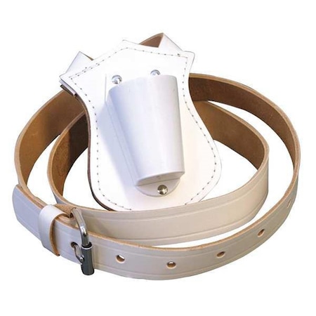 Perfectpatio S - W Single White Leather Belt PE2648478