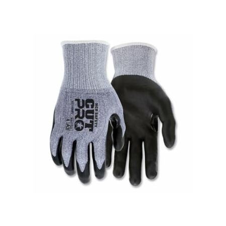 Mcr Safety 92715NF Cut Pro A3 Rated Gloves, 15 ga, Nitrile Foam, Medium, Gray/Black, 12PK 127-92715NFM
