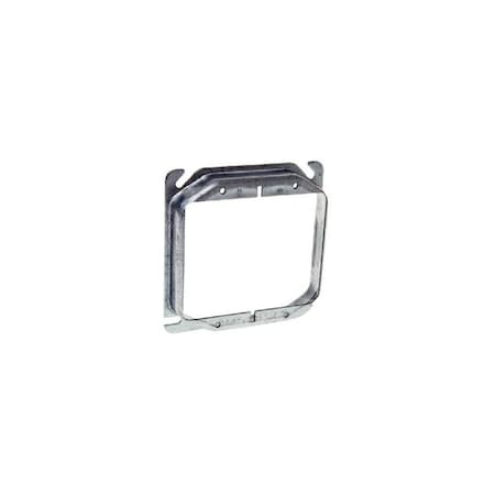 Raco Outlet Box Cover, Double, Square, 1/4-In. Rise, 4-In. 8777-0