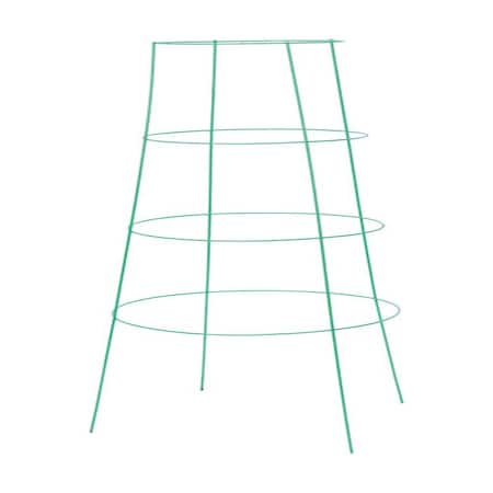 Panacea Inverted 42 in. H X 16 in. W Green Steel Tomato Cage 90055A
