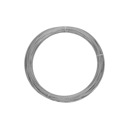National Hardware 2568BC Series Wire, 0.0825 in Dia, 200 ft L, 16 Gauge, 100 lb Working Load, Galvanized Steel N266-999