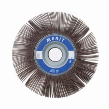 Merit GRIND-O-FLEX XX-124 HIGH PERFORMANCE UNMOUNTED COATED FLAP WHEEL, 12 IN DIA, 4 IN 08834120016