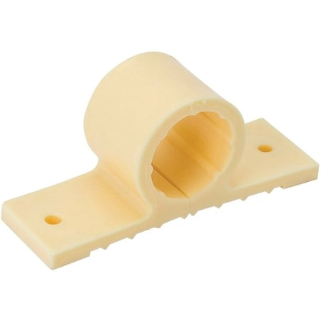 B & K 2-Hole Standard Pipe Clamp, Polypropylene, 1/2 in Pipe/Conduit P28-050HC