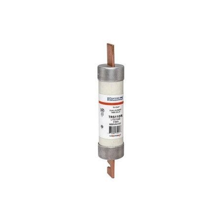 Ferraz Shawmut 1.81in x 5in, 600 VAC 50/60 Hz/600 VDC, 110 A, 200 kA AC/100 kA DC Interrupt, PolyTube Body,  TRS110R