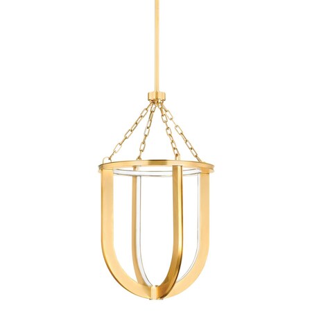 Hudson Valley Lighting Tournu 1 Light Lantern 16.25 In. Aged Brass 2917-AGB