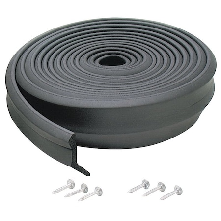 M-D Building Products 0 Bottom Garage Door Sealer, 1 in Thick, 9 ft L, EPDM Rubber, Black 3723