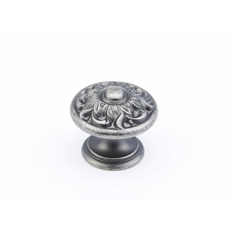 Schaub 1-3/8in Corinthian Cabinet Knob Corinthian Silver Finish 870-CRS