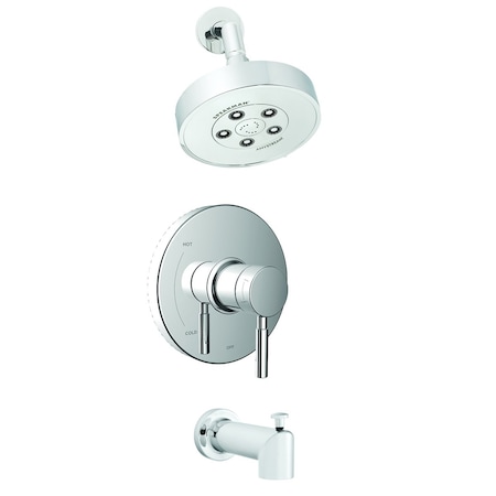 Speakman Trim, Shower, and Tub Combination (Valve Not included), 2.0 GPM, Polished Chrome SLV-1030-E2