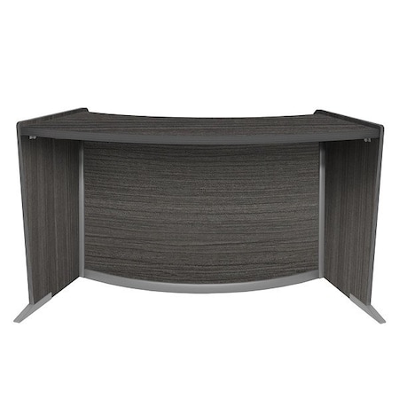 Regency Reception Desk, Steel Frame, 62 1/2 in W 77490GY