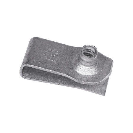 Auveco GM Extruded U-Nut, M4.2-1.41 (#8), Panel Range 65mm-3.80mm (0.25in-.150in), 25PK 22074