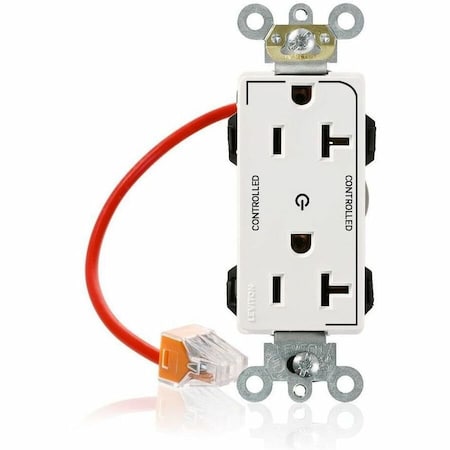 Leviton PlugsandReceptacles, 20A, 125VAC, Wht, Nylon M1636-2SW