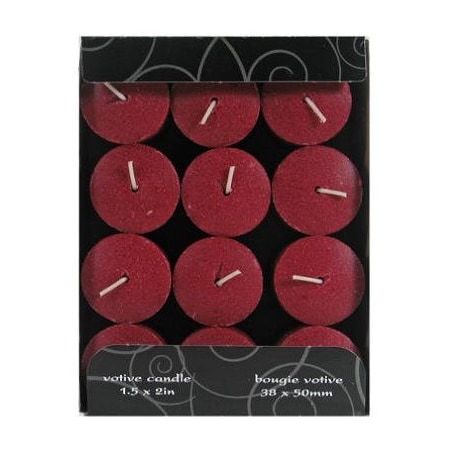 Candle Lite Classic Cherry Votive, 12PK 4520565