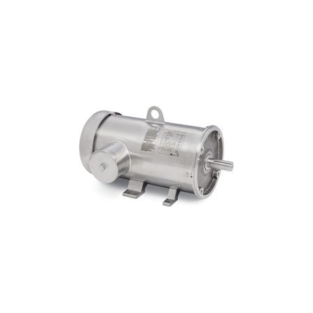 Baldor-Reliance STAINLESS FOOD SAFE MOTOR, 5HP, 1750RPM, 3PH, 60HZ, 184TC, 3646M, TEFC, F1 CFSWDM3615T-E