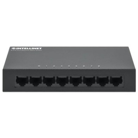 Intellinet Network Solutions 8 Port 10/100 Desktop Metal Switch 523318